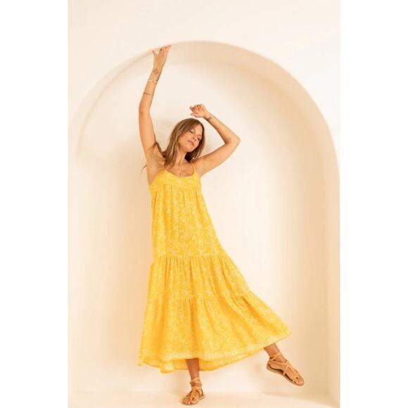 Natalie Martin Melanie Dress in Bamboo Sun Sz. S - Picture 2 of 9